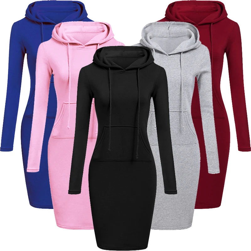 Ladies’ Sweatshirt Dress – Chic & Comfortable